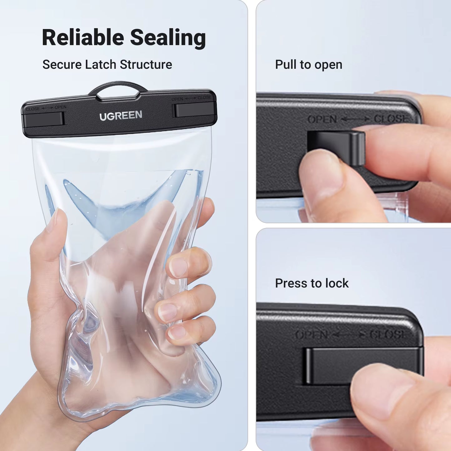 7.2 Inch IPX8 Waterproof Phone Case Bag for Iphone 15 14 13 Pro Max Samsung Protective Case Universal Swimming Pouch Bag