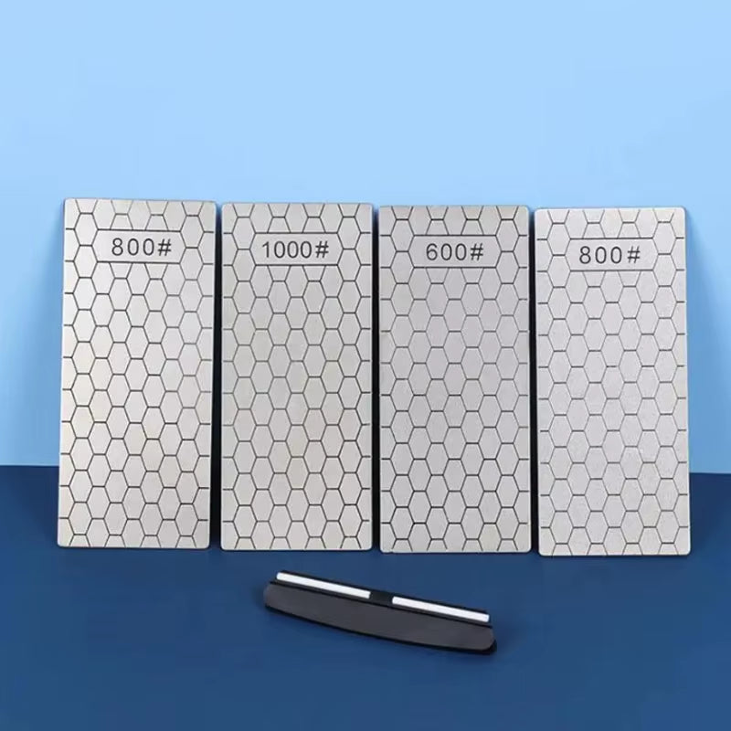 1Pc Professional Diamond Knives Sharpening Stone 600# 800#1000# Knife Sharpener Ultra-Thin Honeycomb Surface Whetstone Tool