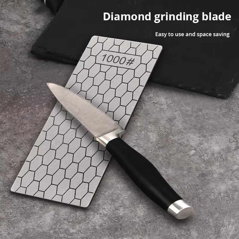 1Pc Professional Diamond Knives Sharpening Stone 600# 800#1000# Knife Sharpener Ultra-Thin Honeycomb Surface Whetstone Tool