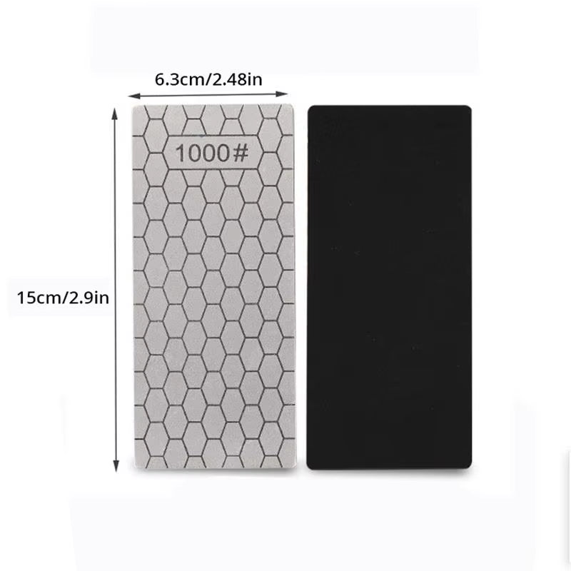 1Pc Professional Diamond Knives Sharpening Stone 600# 800#1000# Knife Sharpener Ultra-Thin Honeycomb Surface Whetstone Tool