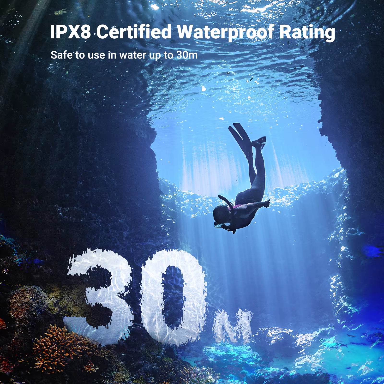7.2 Inch IPX8 Waterproof Phone Case Bag for Iphone 15 14 13 Pro Max Samsung Protective Case Universal Swimming Pouch Bag