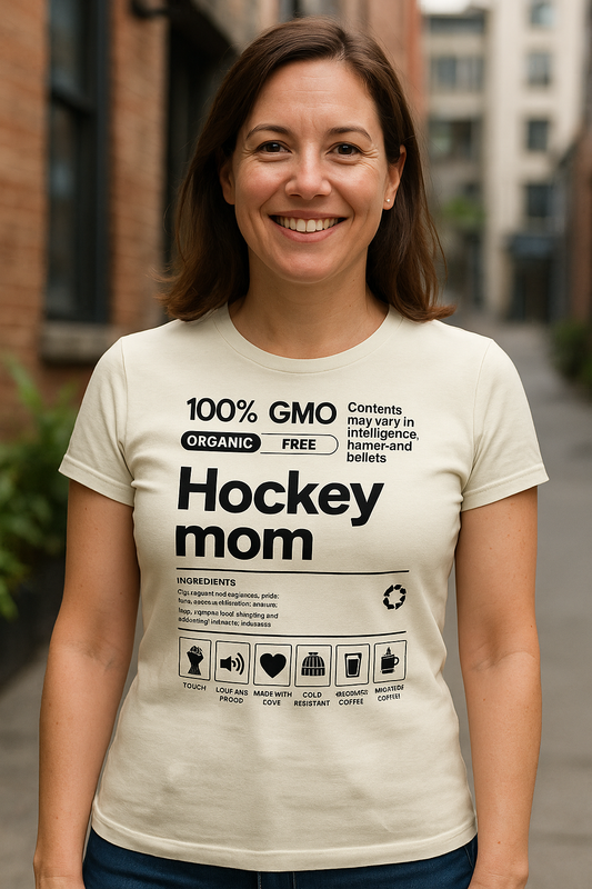 Hockey Mom Tee – 100% Organic Sass & Spirit