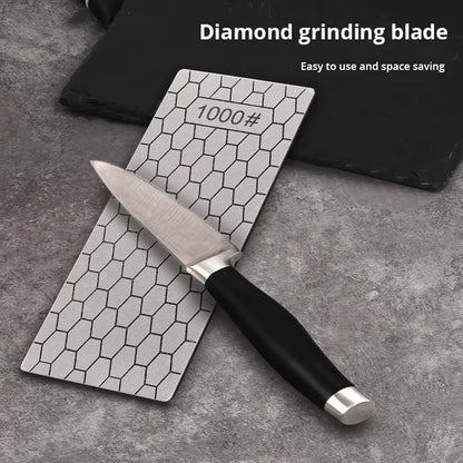 1Pc Professional Diamond Knives Sharpening Stone 600# 800#1000# Knife Sharpener Ultra-Thin Honeycomb Surface Whetstone Tool